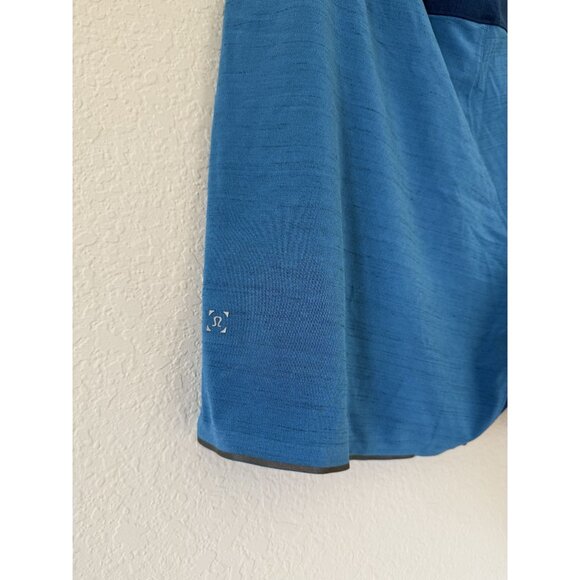 Lululemon Men's Neo Blue Switch Up Shorts Size Extra Large Linerless Running - Picture 5 of 6